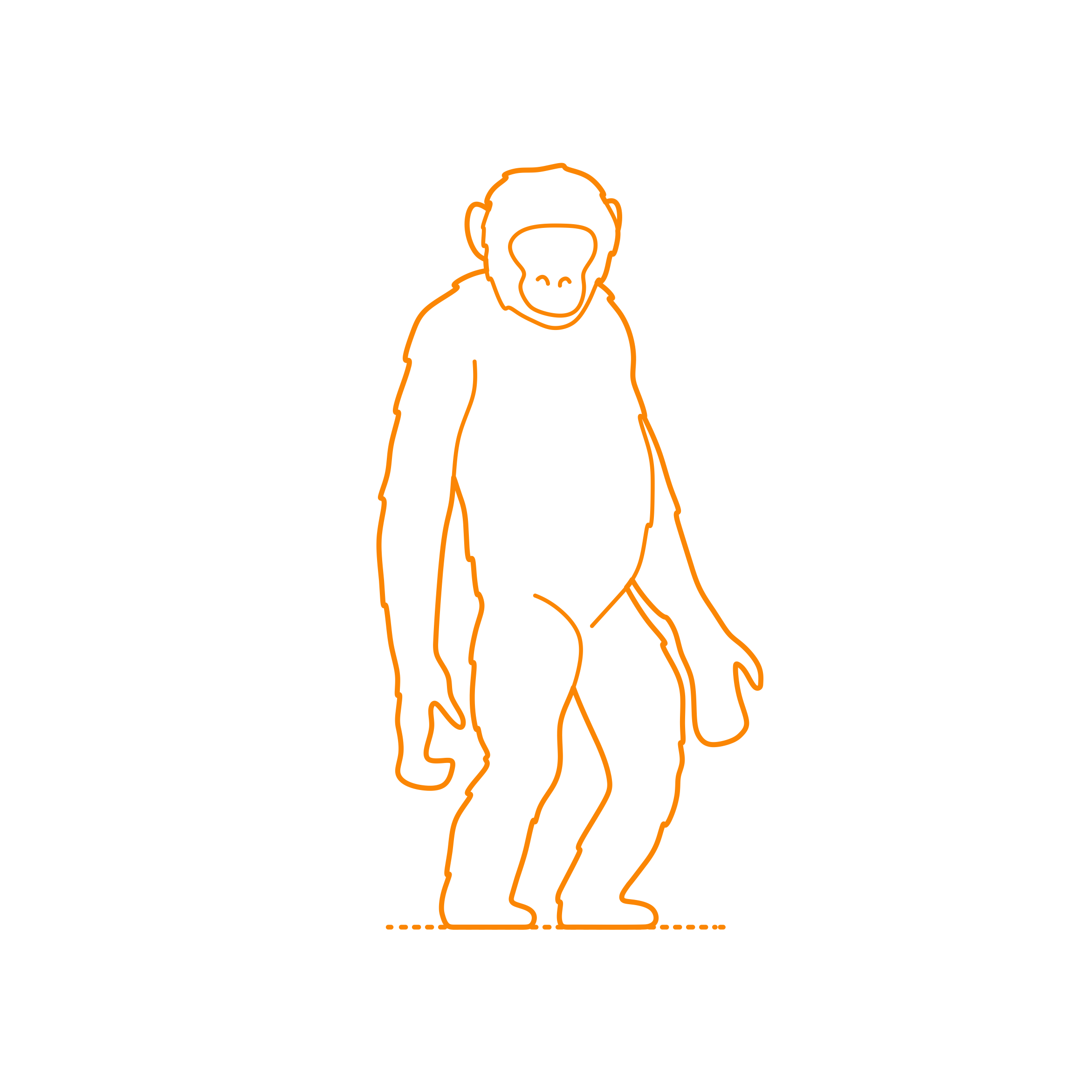 Animals Apes Bonobo Sketch Drawing Svg Free Vectors
